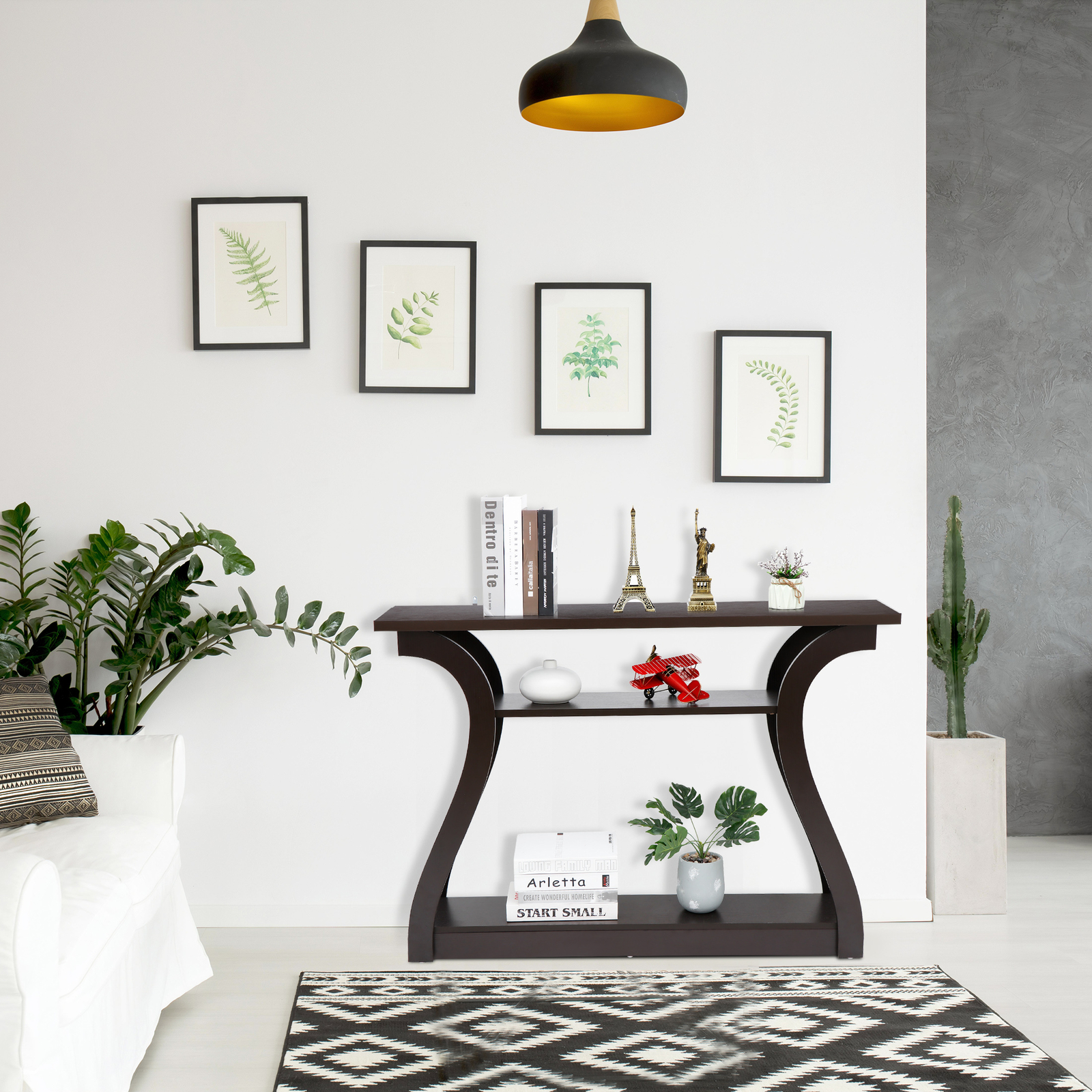 Hallway Console Table Entry Entryway Side Sofa Accent Table Drawer Wood Hot 47″