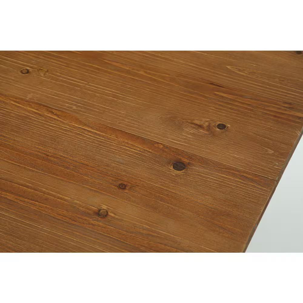Kerlin 47 In. Brown Rectangle Solid Wood Coffee Table Center Low Cocktail Tea De