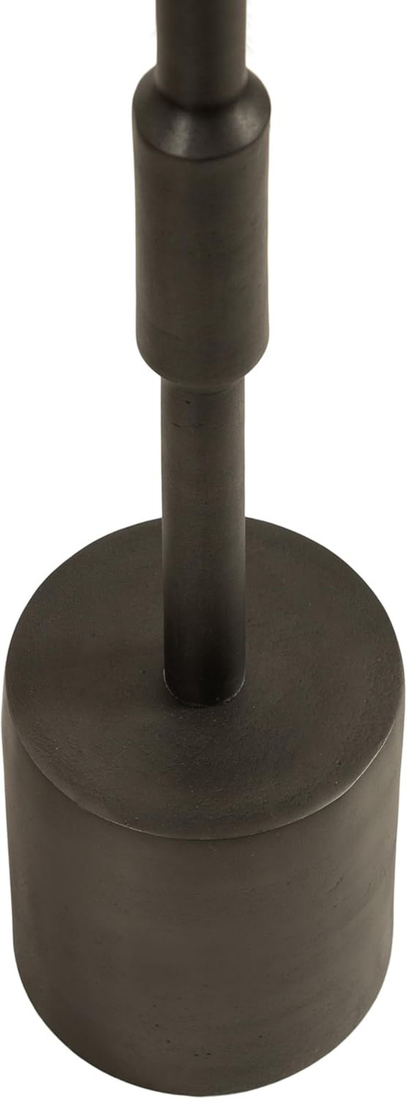 Truxton Graphite Metal Drink Table – Modern Industrial Pedestal Stand