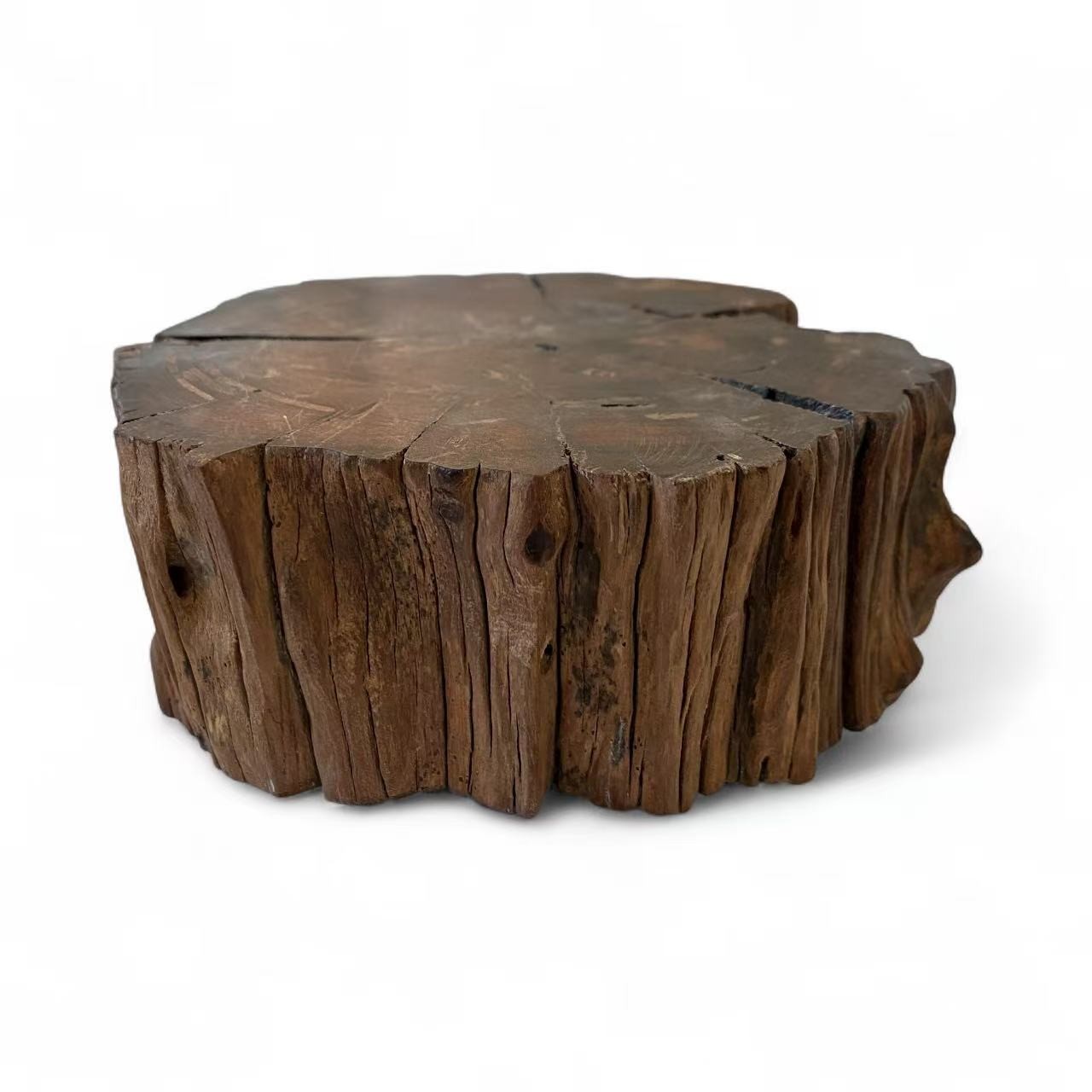Wooden Stand, Solid teak wood Natural style, Perfect for Display/Plants/Crystals