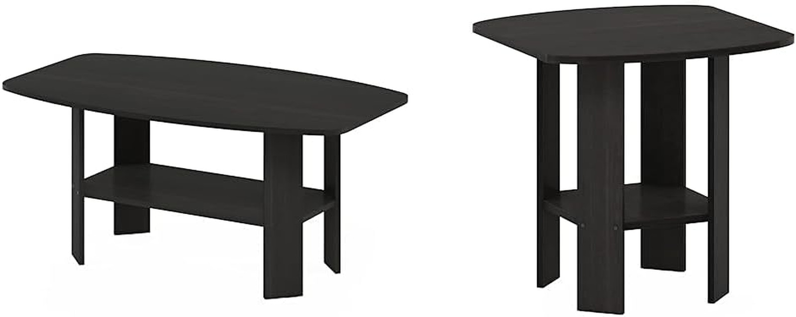 Elegant Espresso Coffee and End Table Set – Simple Design for Any Room