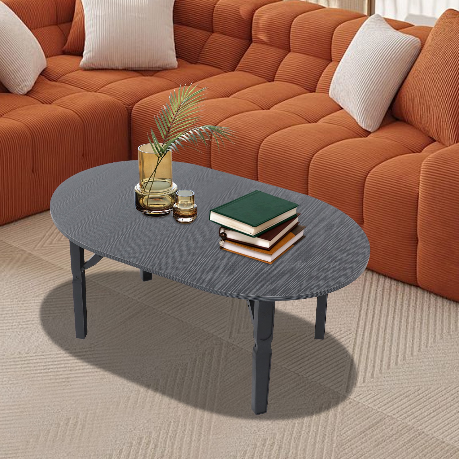 Portable Folding Coffee Table Foldable Small Coffee Table for Living Room