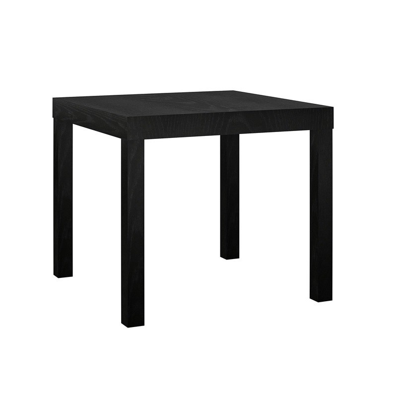 Minimalist End Table PVC Laminated Water Resistant Indoor Small Space Furniture