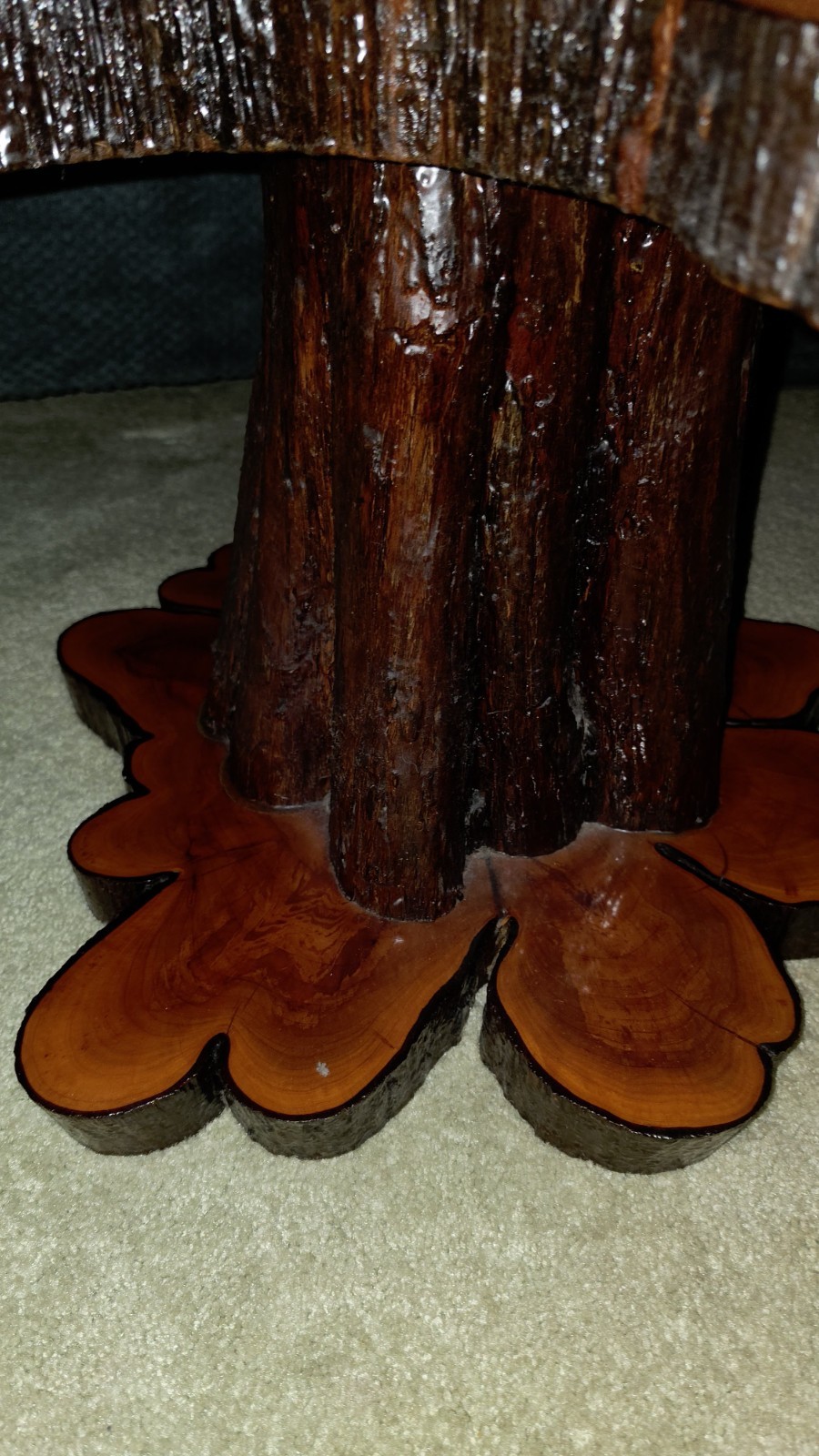 redwood burl table