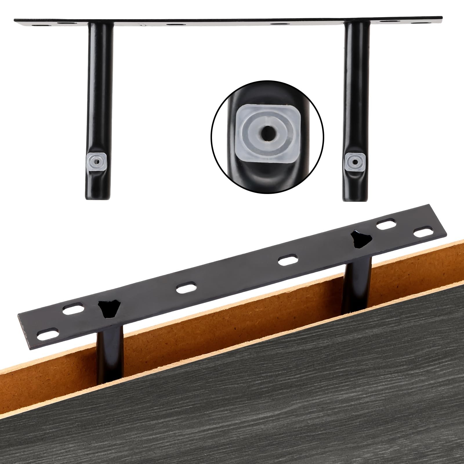 Fixwal 15.8in Floating Shelves, 15.8 Inches X 5.5 X 1.2 Inches, Grey