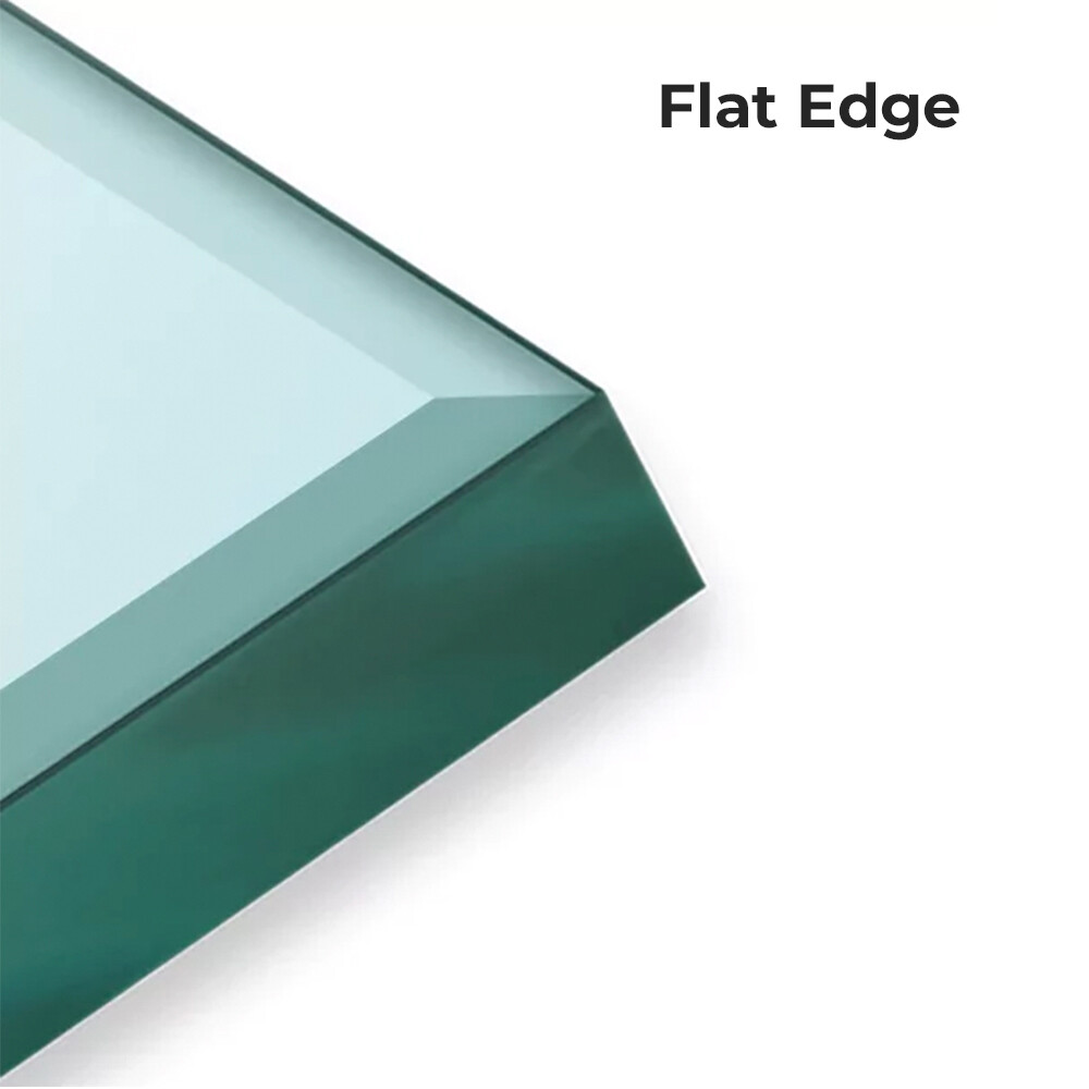 1/4″ (6mm) Thick Flat Clear Tempered Rectangle Glass Table Top Replacement