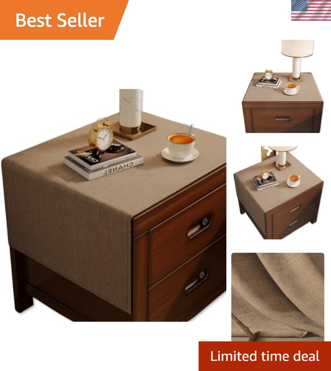 Durable Machine Washable Bedside Table Mat – Stylish Scratch Resistant Cover