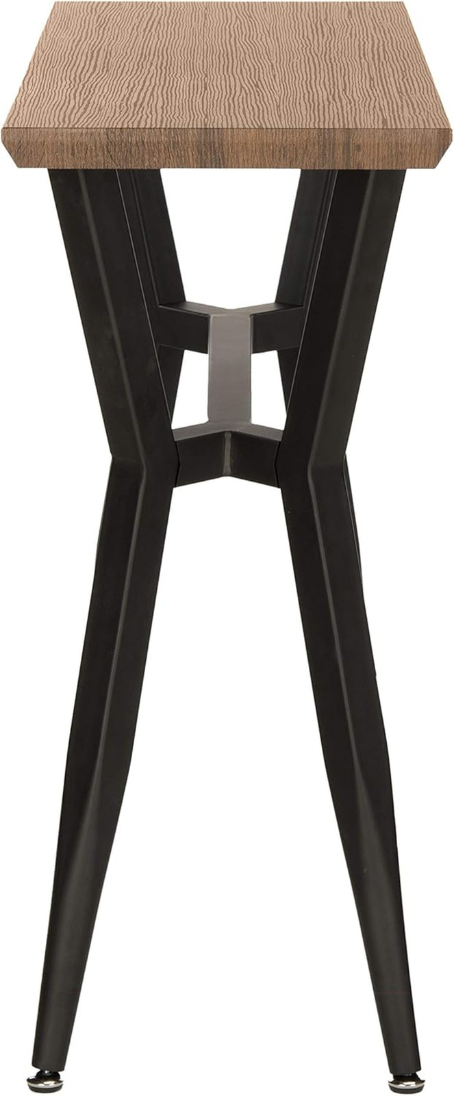Stylish Home Andrew Brown & Black Console Table for Any Room