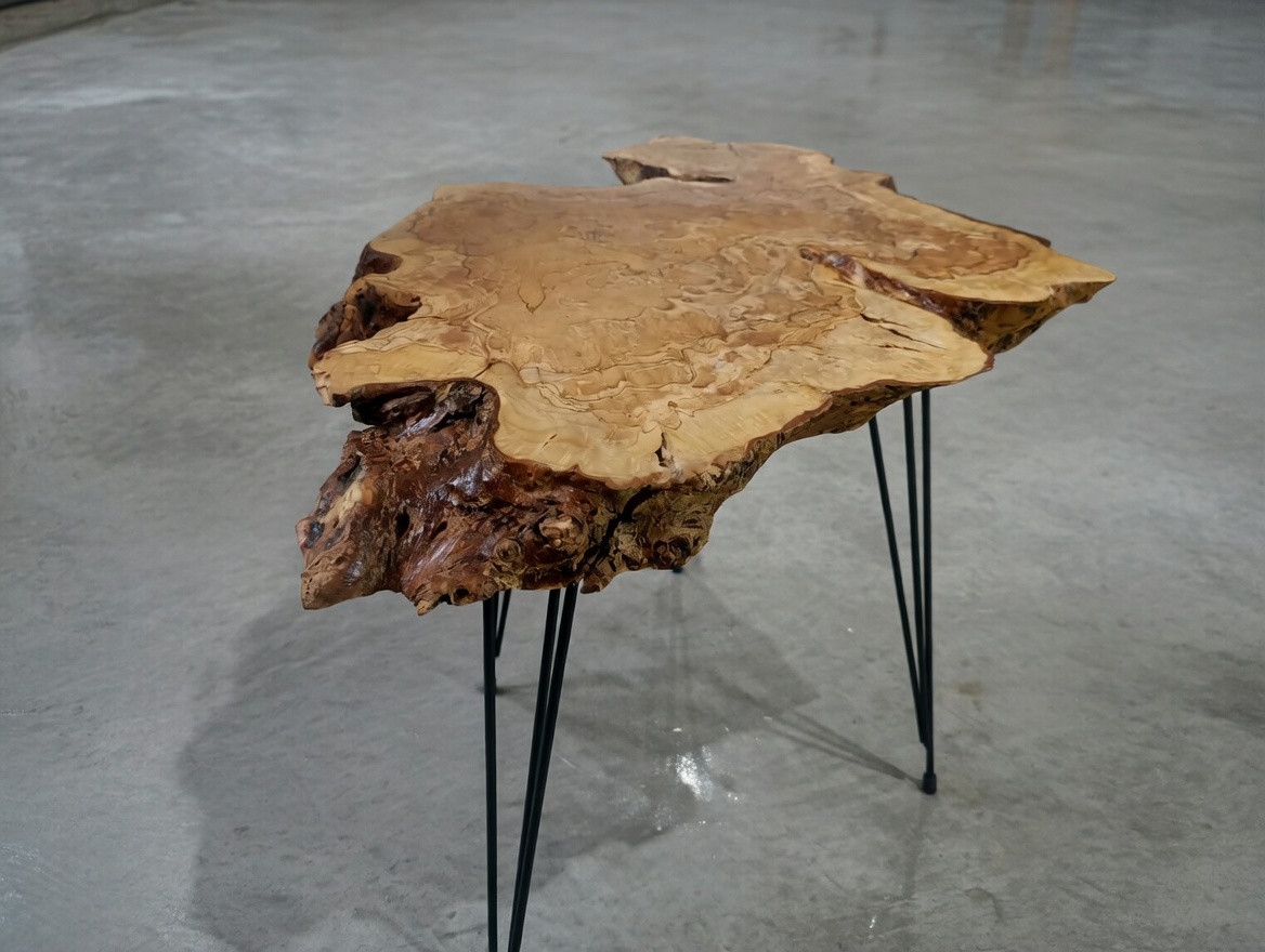 live edge wood coffee table Solid wood Table Olive table Rustic Coffee Table